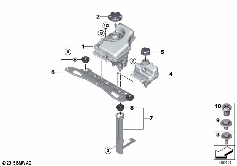 Genuine BMW 17138617048 F30 Expansion Tank (Inc. 330e) | ML Performance UK Car Parts