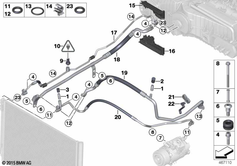 Genuine BMW 64539119426 RR6 Grommet Bottom Part (Inc. 518d, 640d & 550iX 4.4) | Duco Car Parts UK Car Parts