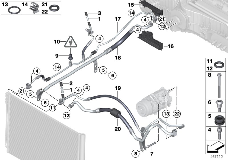 Genuine BMW 64539209708 Suction Pipe (Inc. 535i & 535iX) | ML Performance UK Car Parts