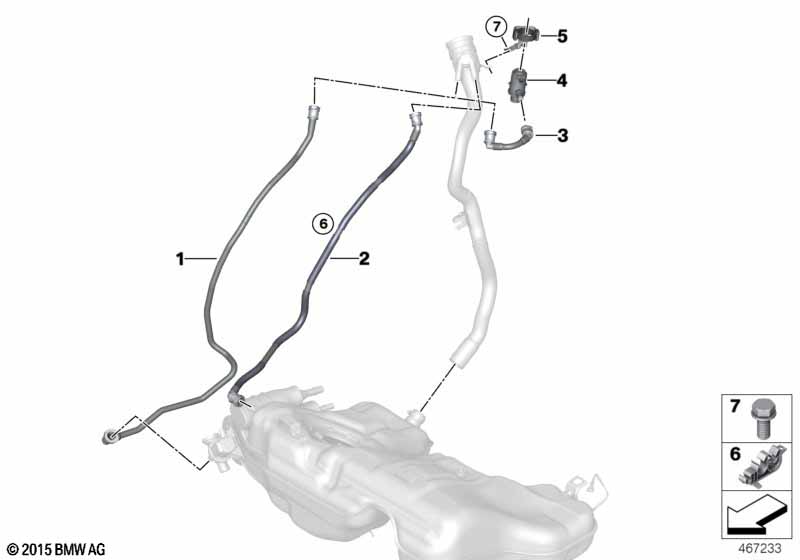 Genuine BMW 16117410415 F30 Holder (Inc. 330e) | ML Performance UK Car Parts