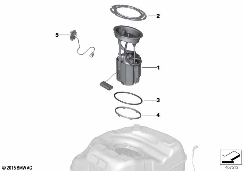 Genuine BMW 16117303939 G11 F45 Support Ring (Inc. 225xe, X3 30eX & 740eX) | ML Performance EU Car Parts