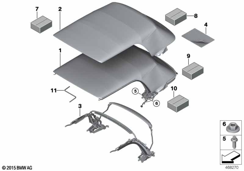 Folding top