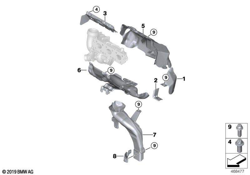 Genuine BMW 11658617349 F45 Air-Discharge Duct For Turbocharger (Inc. 225xe & Cooper SE ALL4) | ML Performance UK Car Parts