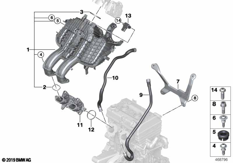 Genuine BMW 11618551168 Damping Element (Inc. i3) | ML Performance UK Car Parts