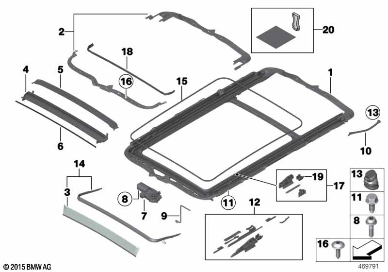 Genuine BMW 54137171811 E70 Slipstream Deflector (Inc. X5) | ML Performance UK Car Parts