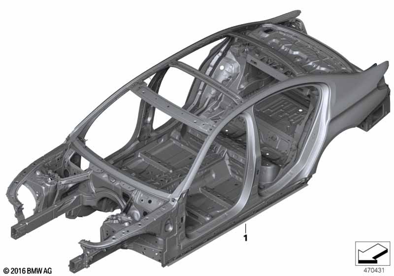 Genuine BMW 41129851325 F90 G30 G31 Bracket Acsm, Front (Inc. 530d, 520dX & 620d) | ML Performance EU Car Parts