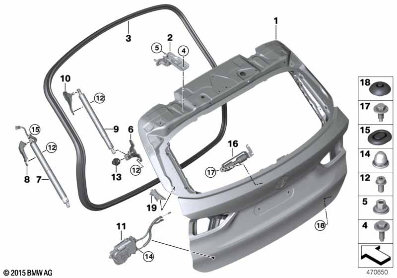 Genuine BMW 51247482232 Feedback Lever Left (Inc. X1) | ML Performance UK Car Parts