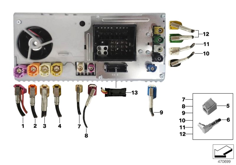 Genuine BMW 61119372330 Rep.Module Head Unit High/ Fem | ML Performance UK Car Parts