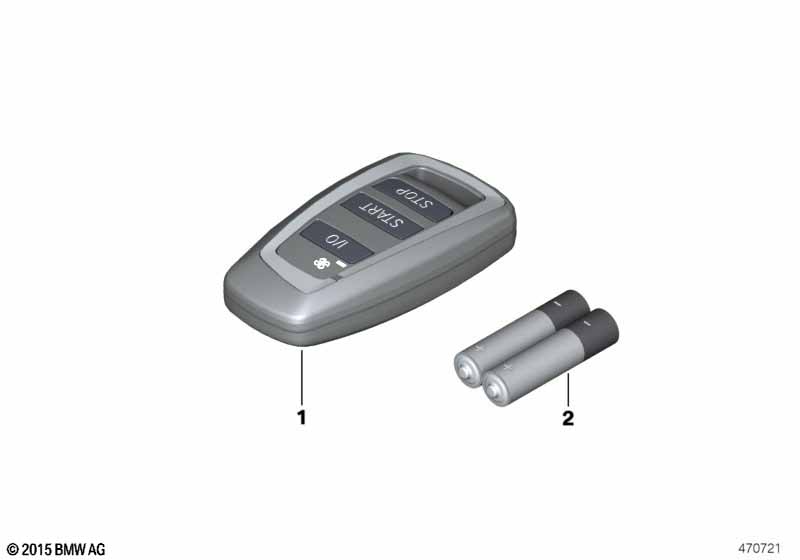 Telestart handheld transmitter