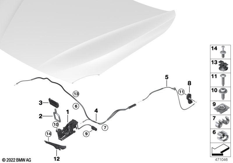 Hood locking system