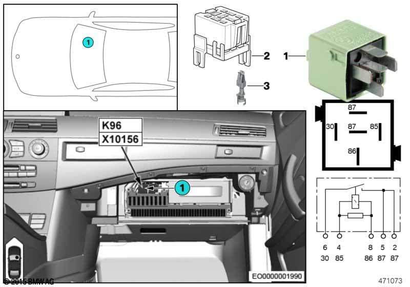 Relè pompa alimentazione elettrica K96
