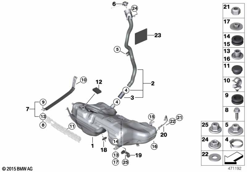 Genuine BMW Mini 16117350775 F30 Filler Cap (Inc. 330e) | ML Performance UK Car Parts