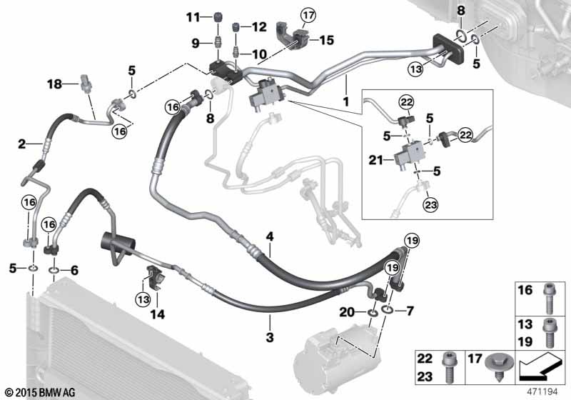 Genuine BMW 64506826231 F15 Shut-Off Valve (Inc. X5 40eX) | Duco Car Parts UK Car Parts