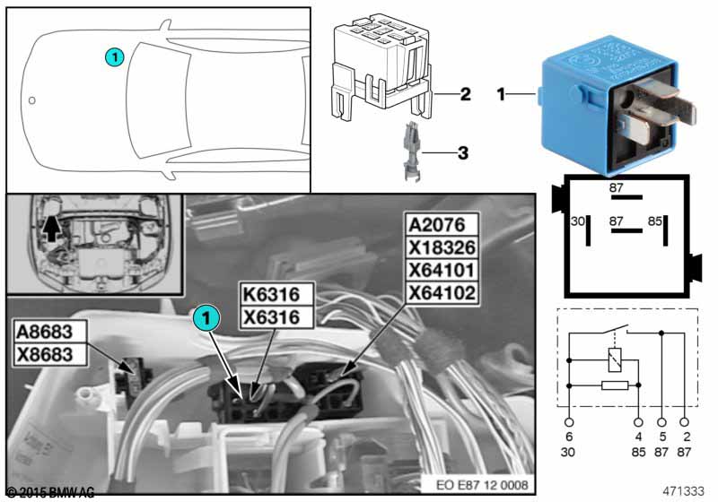 Valvetronic relay K6316