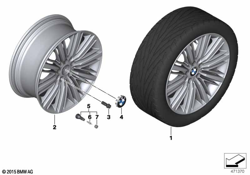 BMW LA wheel Multi-Spoke 616 - 20''