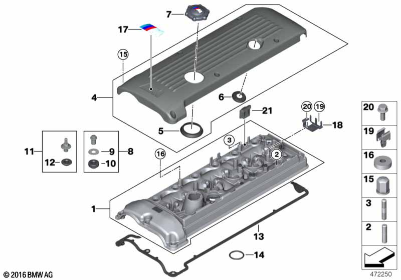 Cylinder head cover