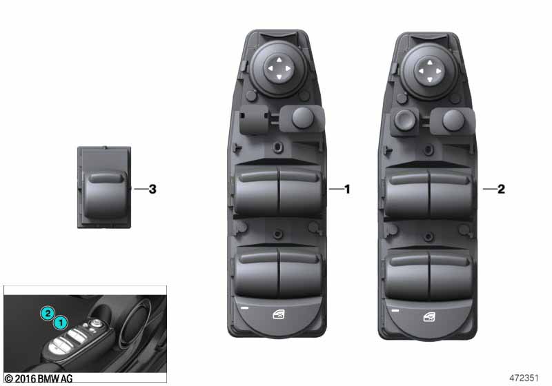 Switch window lifter