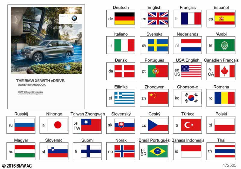 Genuine BMW 01402983859 Owner's Manual For F15 Hybrid ENUS (Inc. X5 40eX) | ML Performance EU Car Parts
