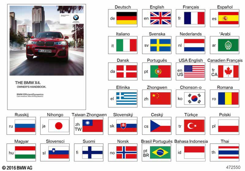 Genuine BMW 01402970063 Owner's Manual For F26 ENUS (Inc. X4) | ML Performance EU Car Parts