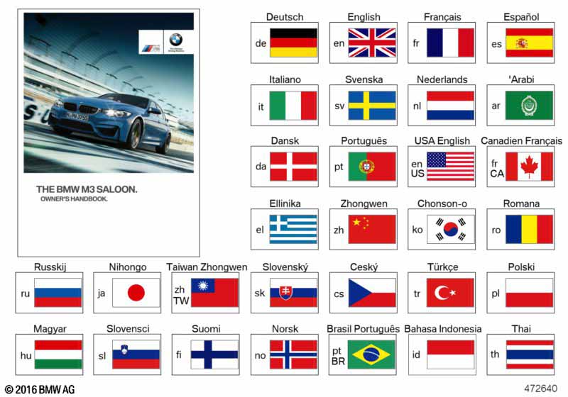 Genuine BMW 01402960759 Owner's Manual For F80 M3 ENUS (Inc. M3) | ML Performance EU Car Parts