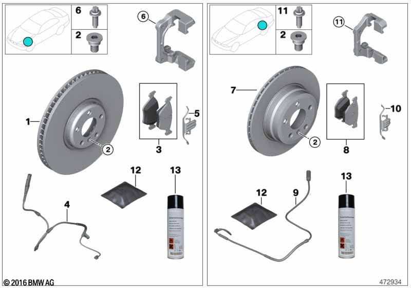 Genuine BMW 34356775858 Brake Pad Wear Sensor, Rear (Inc. 750LiX, 730Li & 750LiX 4.4) | ML Performance UK Car Parts