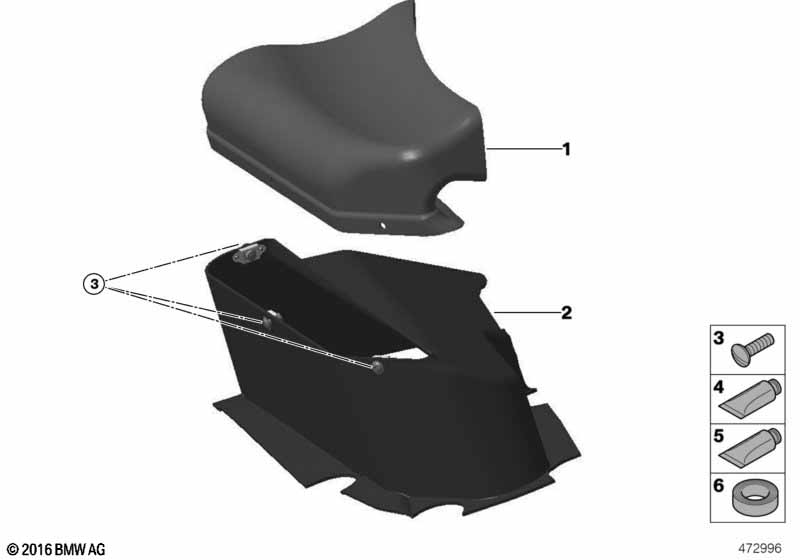 Genuine BMW 11007742142 Oval-Head Machine Screw, Black M4X10 10.9 M.FL (Inc. M6 GT3, M235i Racing & M4 GT4) | ML Performance UK Car Parts