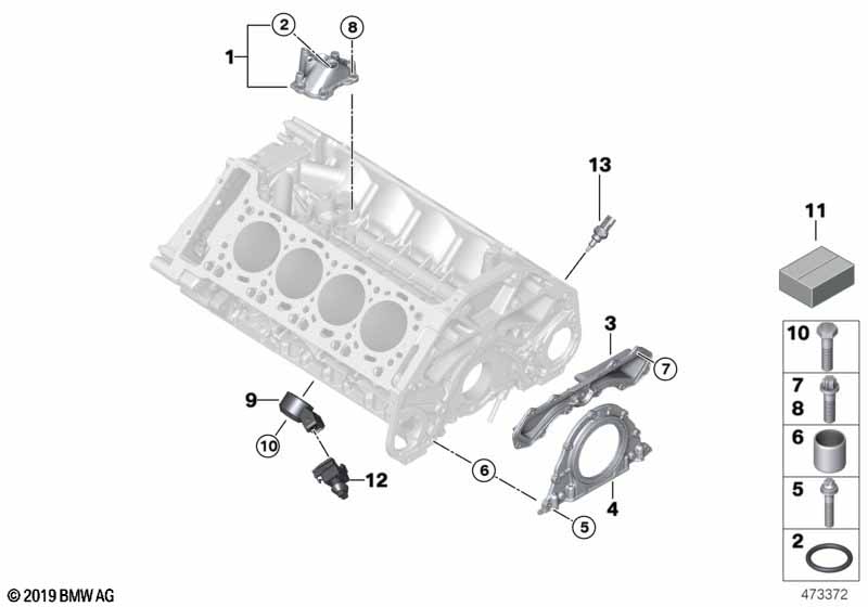 Engine Block Mounting Parts