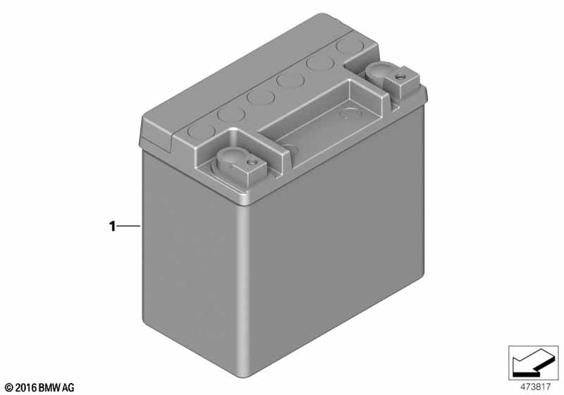 Original BMW battery 12AH