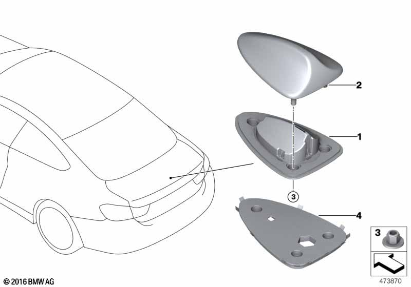 Antenna for SDARS