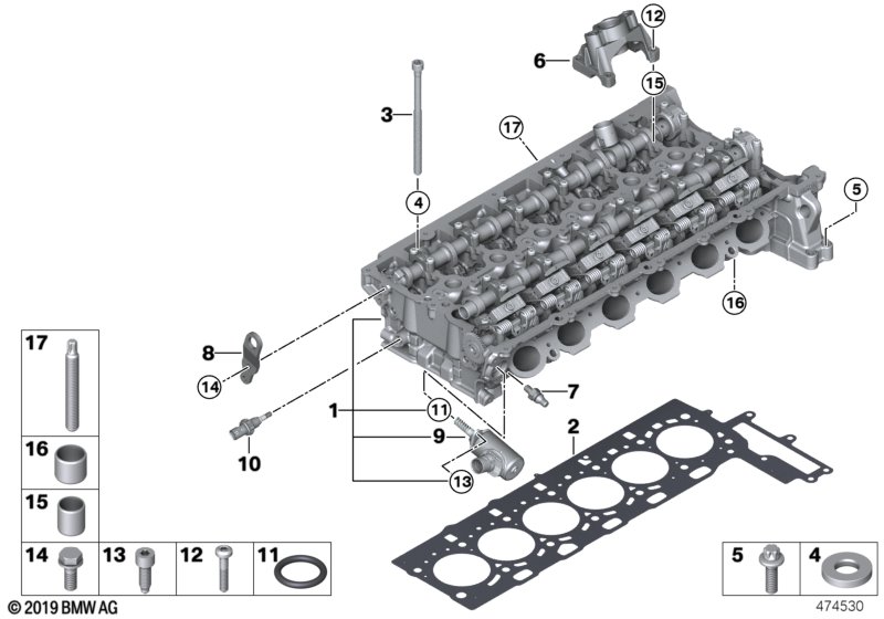Genuine BMW 11128654268 G12 F20 F32 Cylinder Head Gasket 0,70mm (Inc. 440iX, 740i & 340i) | ML Performance EU Car Parts