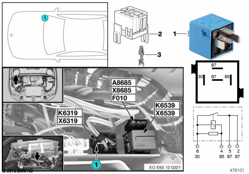 Relay for Valvetronic K6319