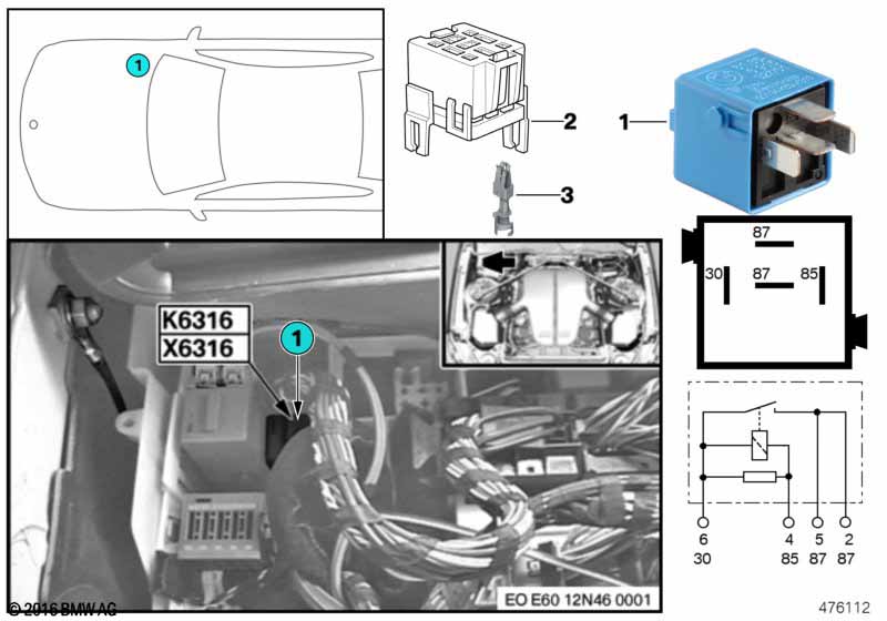 Valvetronic relay K6316