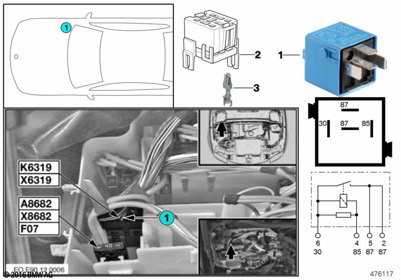 Relay for Valvetronic K6319a