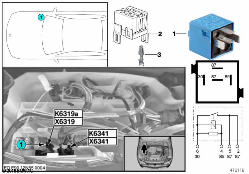Relay for Valvetronic K6319a