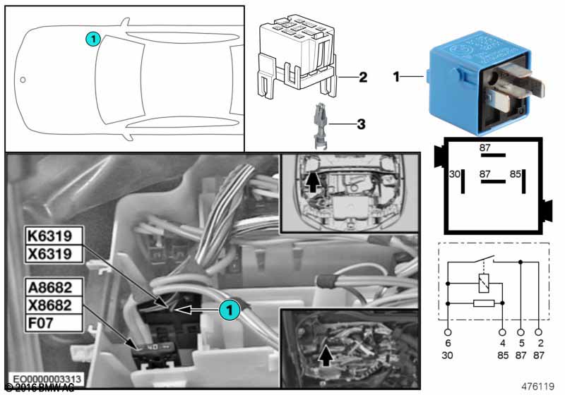 Relay for Valvetronic K6319
