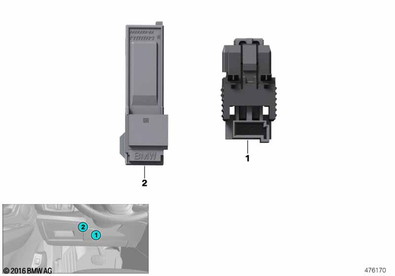 Switch for brake light, clutch