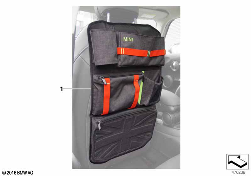 Backrest pouch MINI
