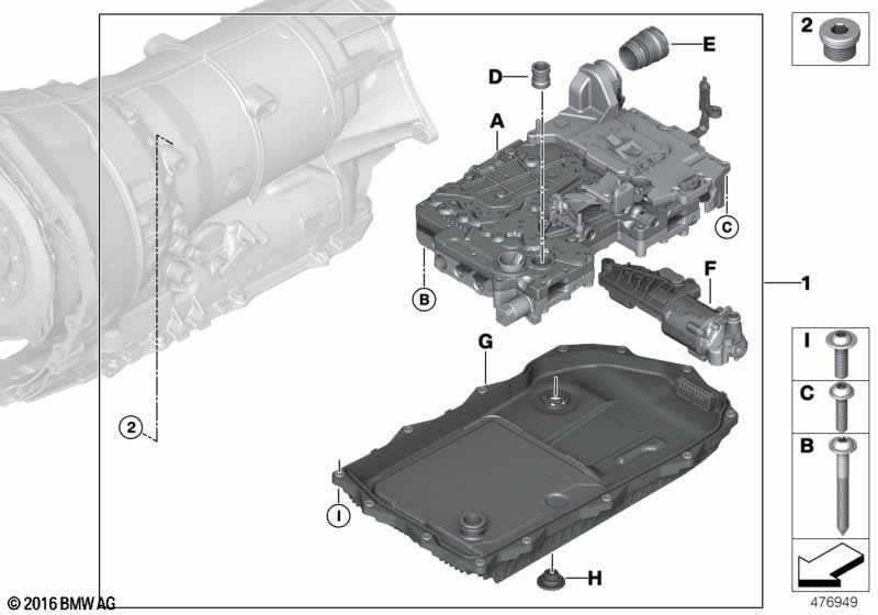 Genuine BMW 24008672575 Repair Kit, Mechatronic GA8HP95Z mechatronics (Inc. M760iX & M760LiX) | ML Performance EU Car Parts