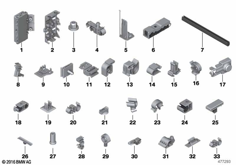 Genuine BMW 12517831757 F82 Clip (Inc. i3) | ML Performance UK Car Parts