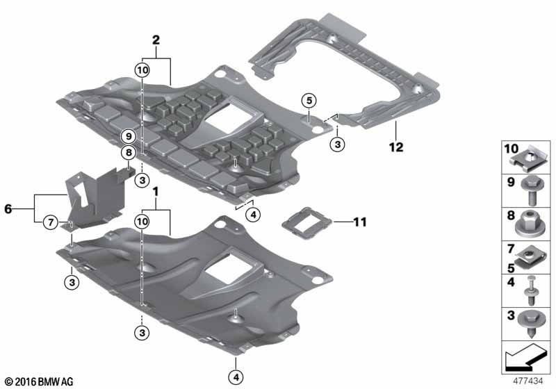 Genuine BMW 51473419335 E83 Cover, Engine Compartment Screening (Inc. X3) | ML Performance UK Car Parts