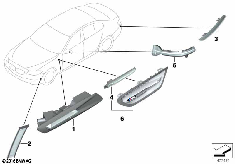 Direction ind. repeat/side marker light