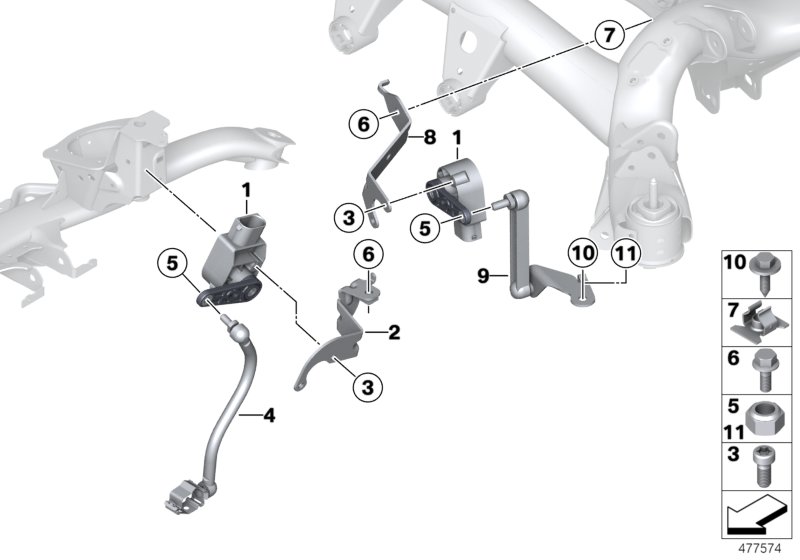Genuine BMW 37146852017 F34 F20 Regulating Rod (Inc. 320dX) | ML Performance UK Car Parts