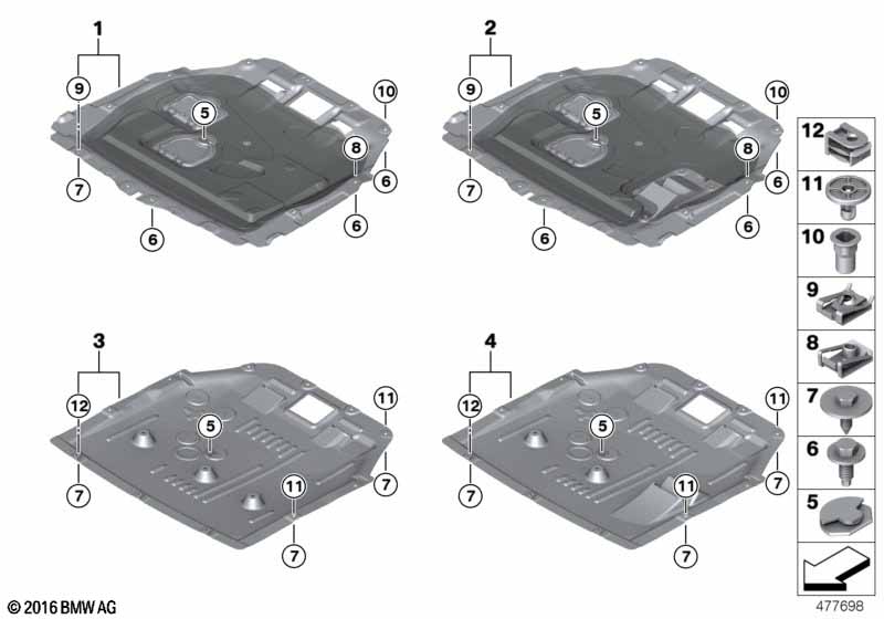 Underhood shield