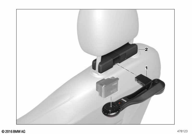 MINI action cam bracket inner