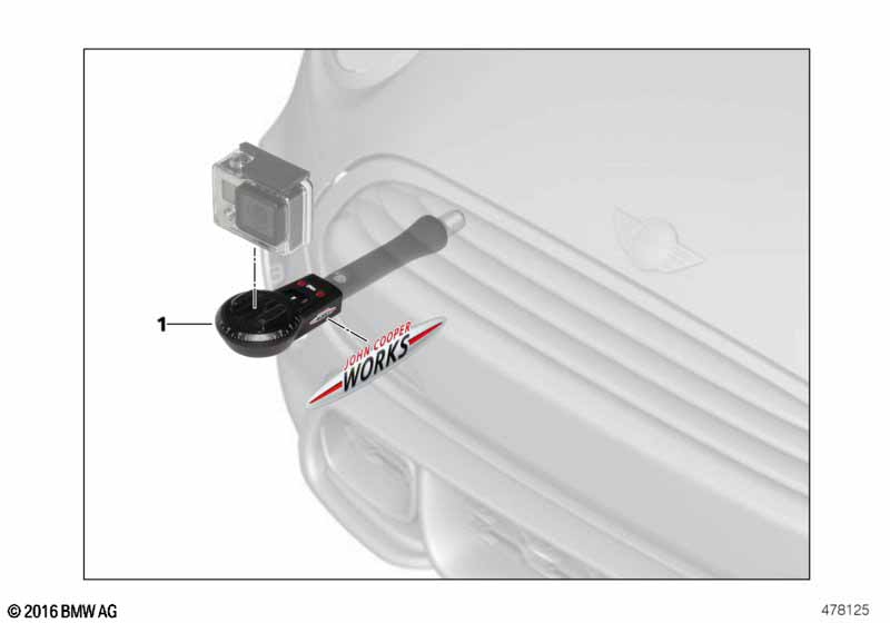 MINI Action-Cam bracket