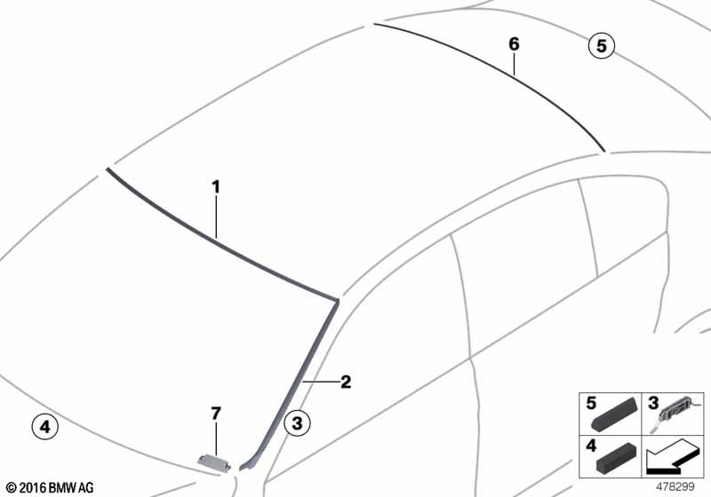 Window mounting parts
