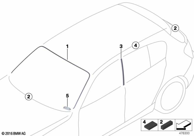 Window mounting parts