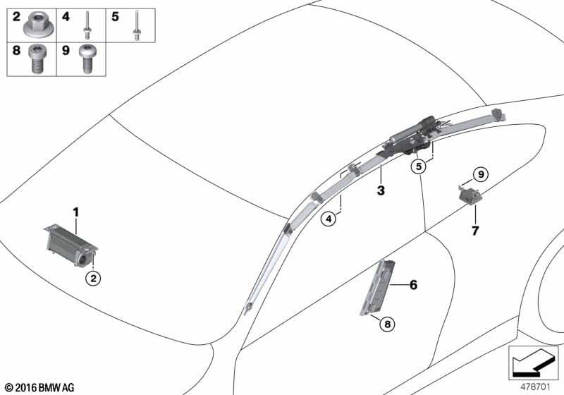 BMW Blind Rivet (M6) - Genuine BMW 07147077319