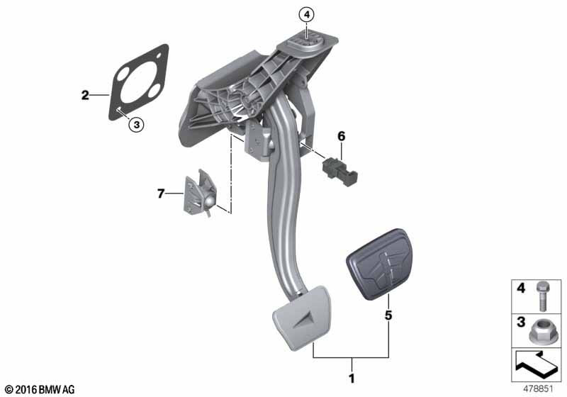 Pedal assembly, automatic transmission