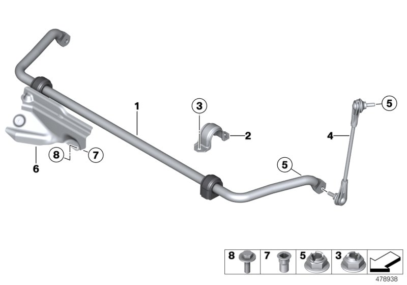 Genuine BMW 31306792207 Stabilizer Support | ML Performance UK Car Parts